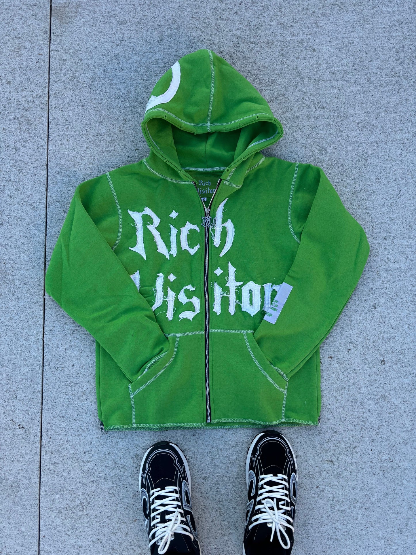 Rich Visitor Green Cropped Jacket