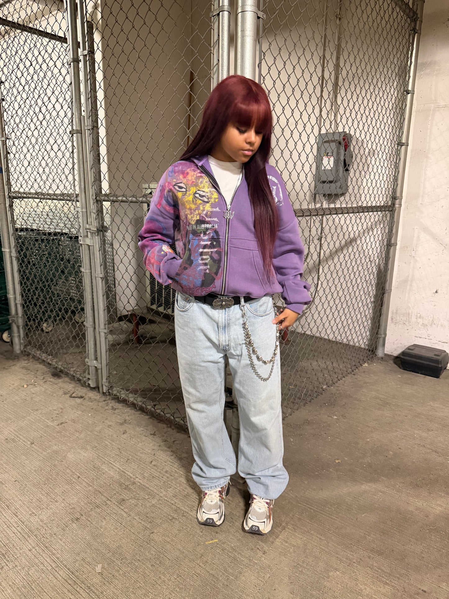 Rich Visitor Lavendar Australian Jacket