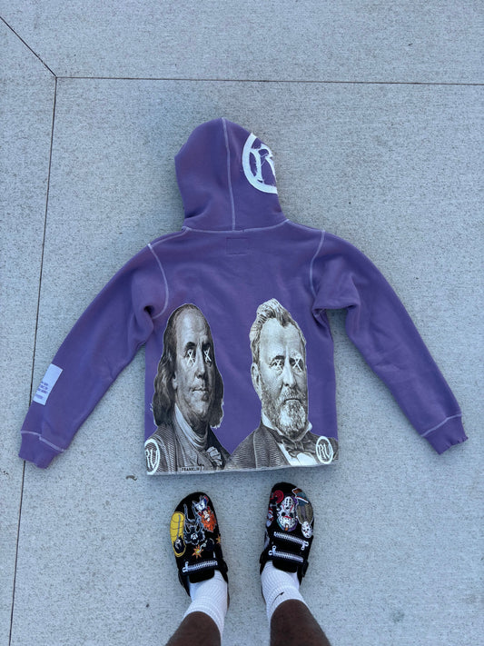 Rich Visitor Purple Cropped Jacket