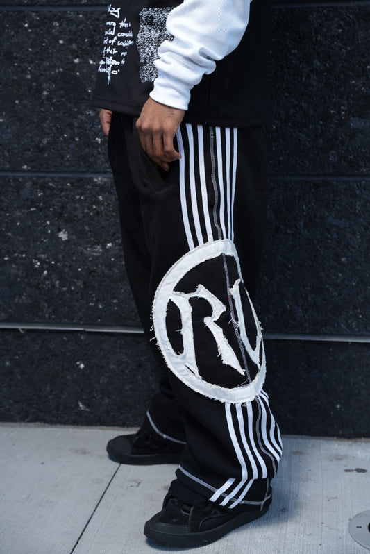 Rich Visitor Black Sweatpants