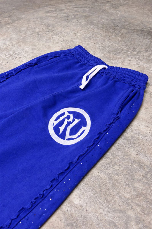 RV Distressed Diamond Sweats Blue