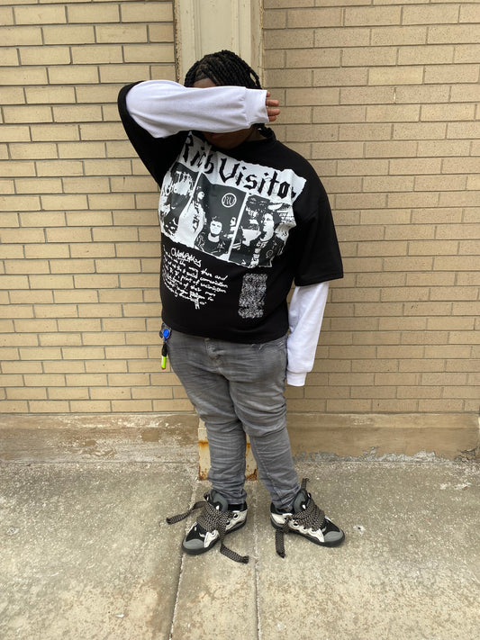 Rich Visitor Black Urban Alley Tee