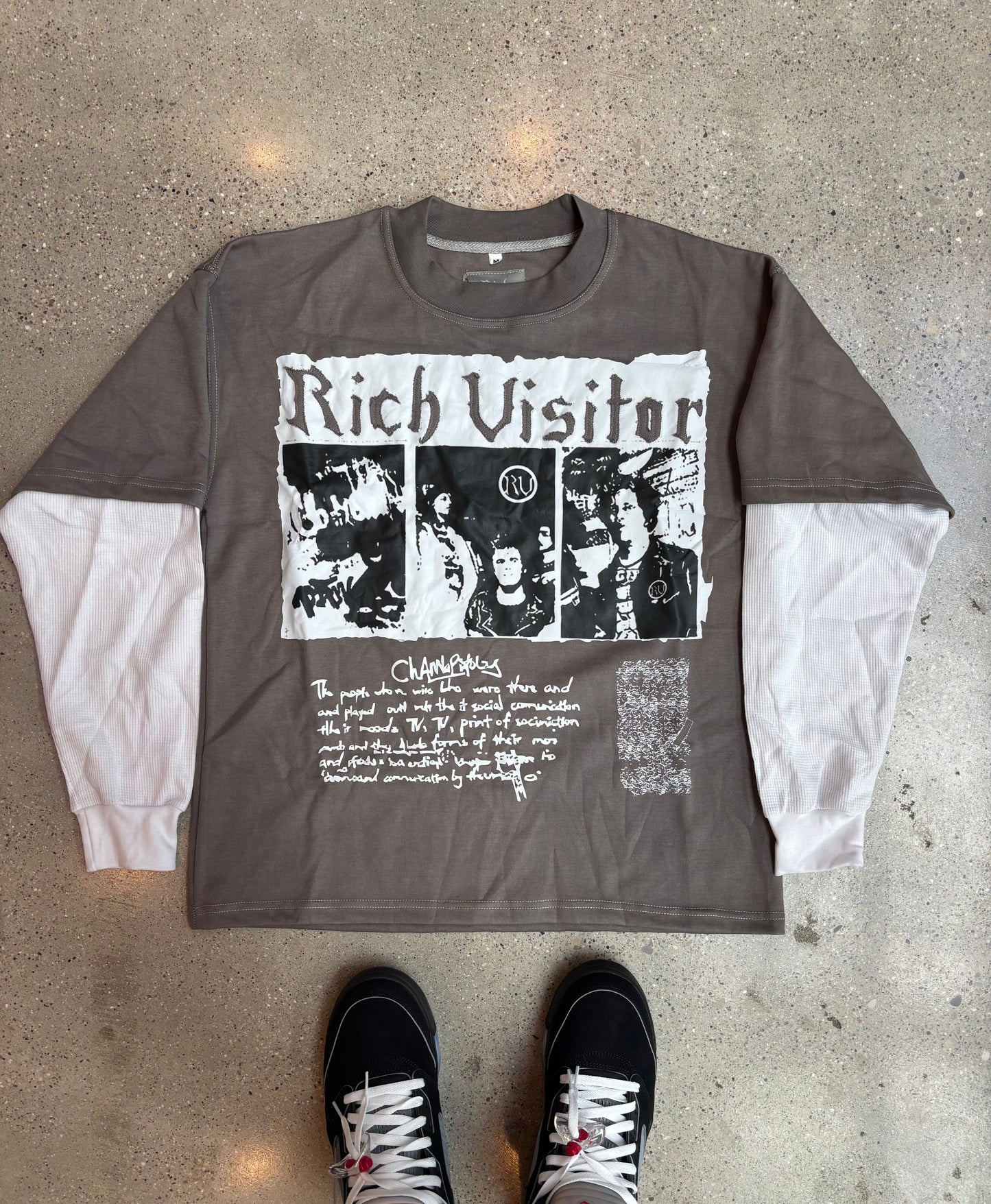 Rich Visitor Grey Urban Alley Tee