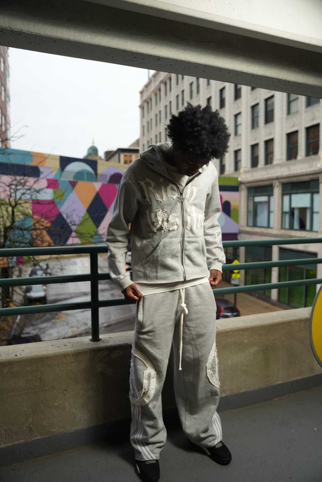 Rich Visitor Grey Sweatpants