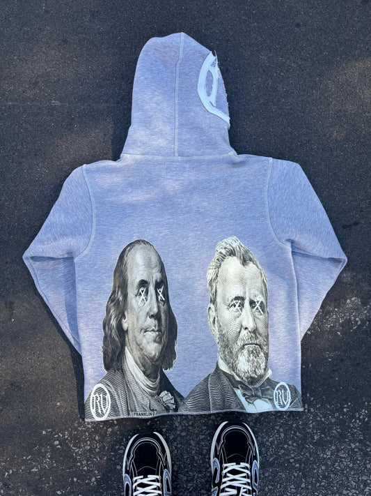 Rich Visitor Cropped Grey Jacket