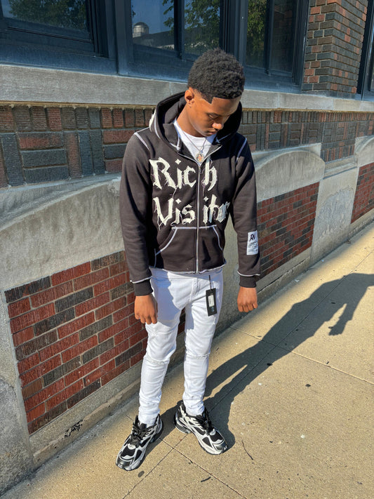 Rich Visitor Cropped Black Jacket