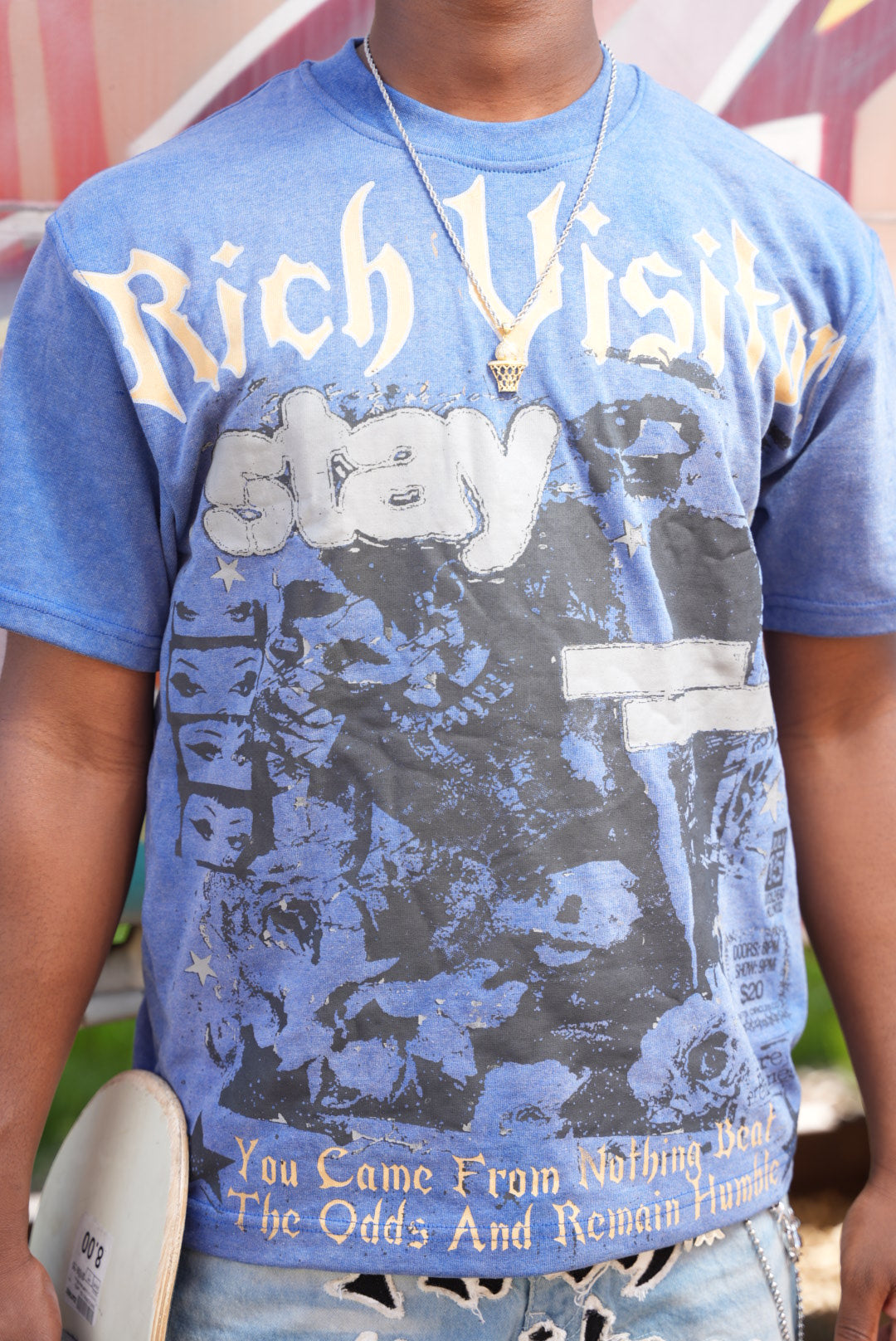 Rich Visitor Blue All Star Tee