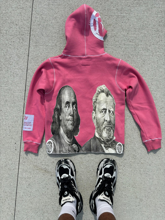 Rich Visitor Pink Cropped Jacket