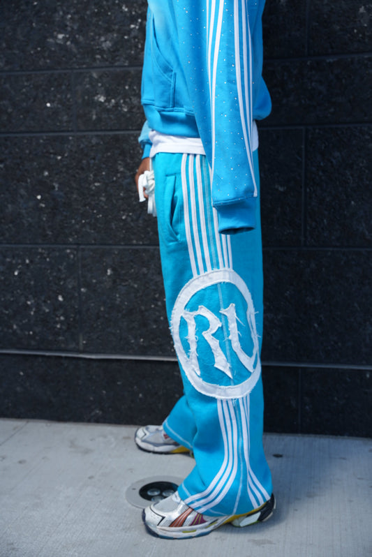 Rich Visitor Light Blue Sweatpants