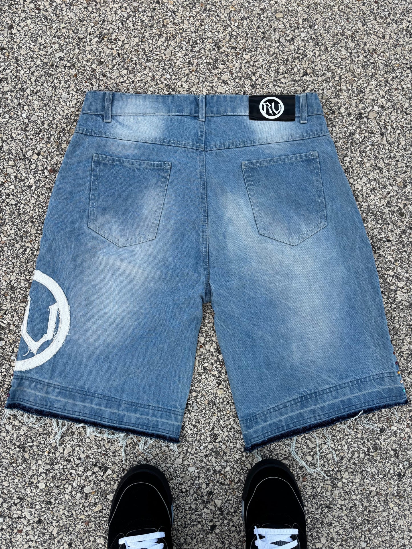 Rich Visitor Blue Jorts