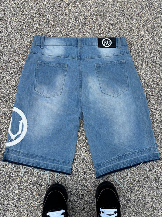 Rich Visitor Blue Jorts