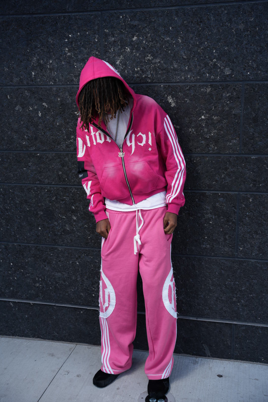 Rich Visitor Pink Sweatpants