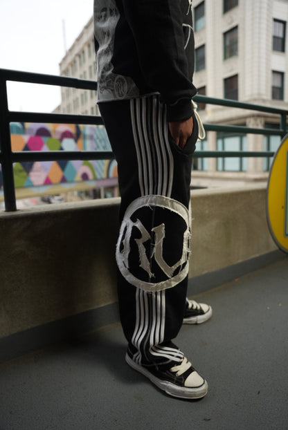 Rich Visitor Black Sweatpants