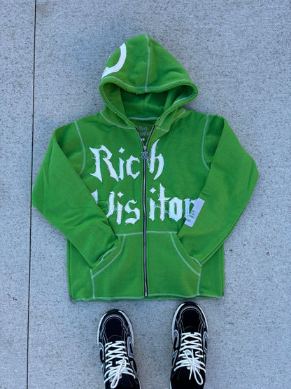 Rich Visitor Green Cropped Jacket