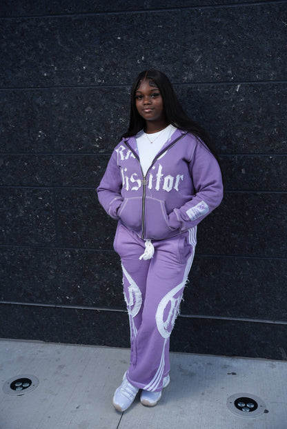 Rich Visitor Purple Sweatpants