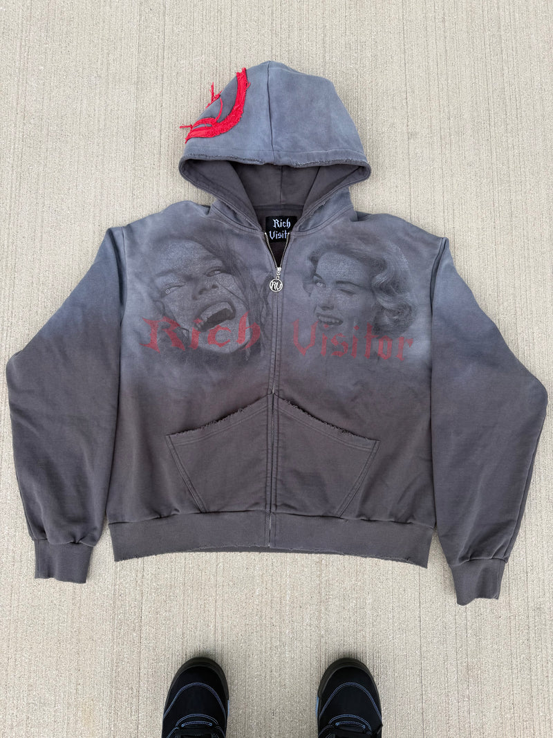 Rich Visitor Faded Memories Jacket Grey