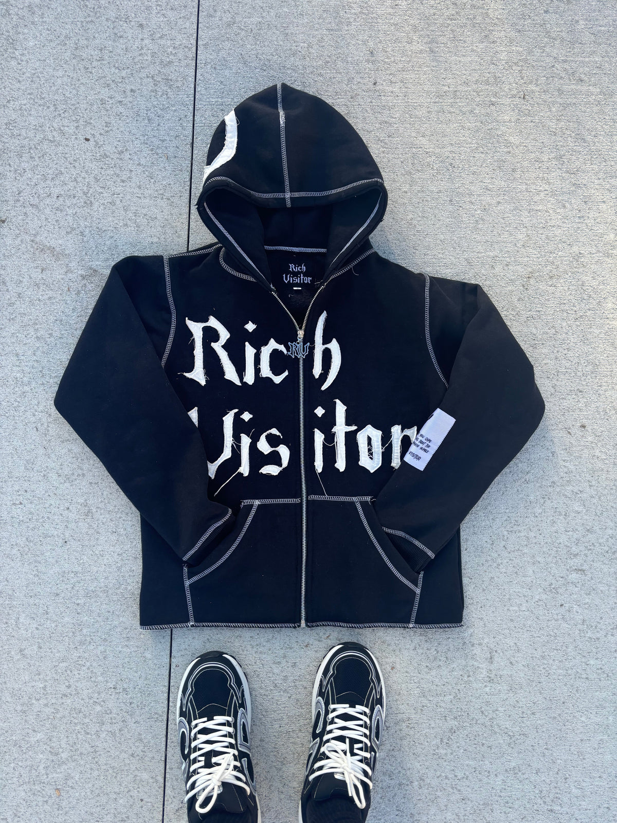 Rich Visitor Cropped Black Jacket