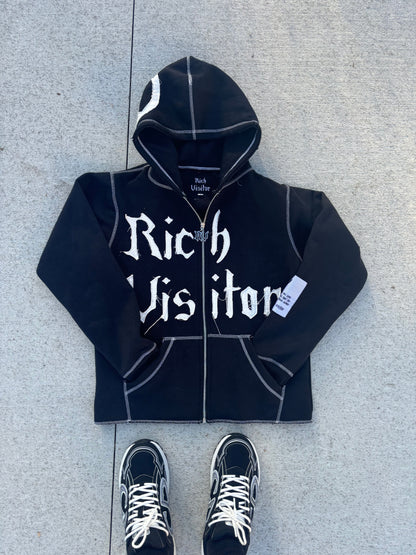 Rich Visitor Cropped Black Jacket