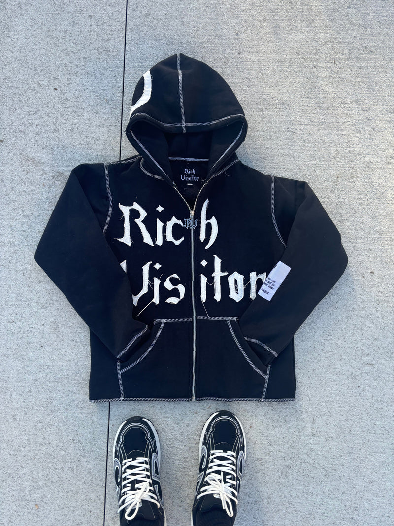 Rich Visitor Cropped Black Jacket