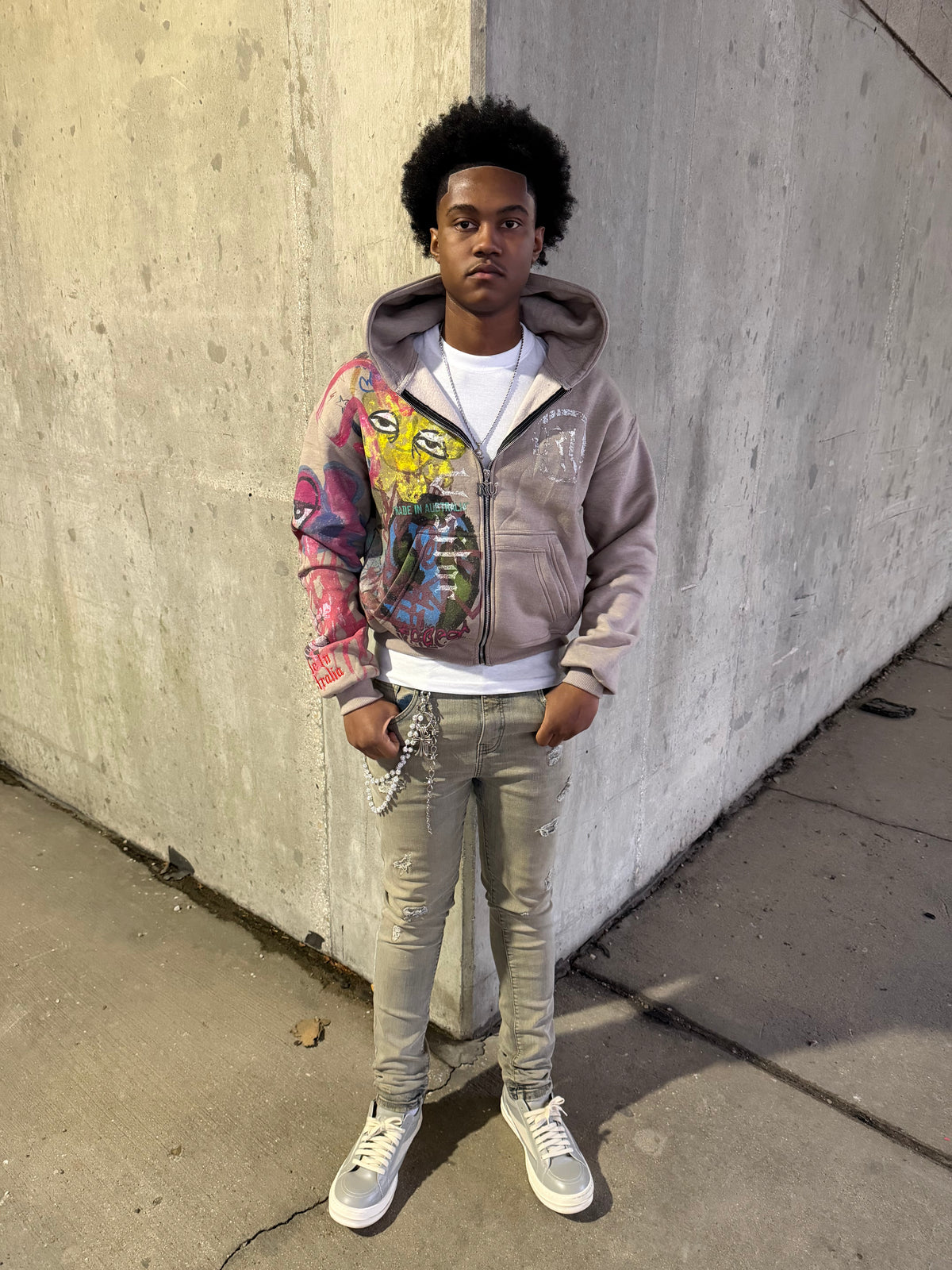 Rich Visitor Cream Australian Jacket
