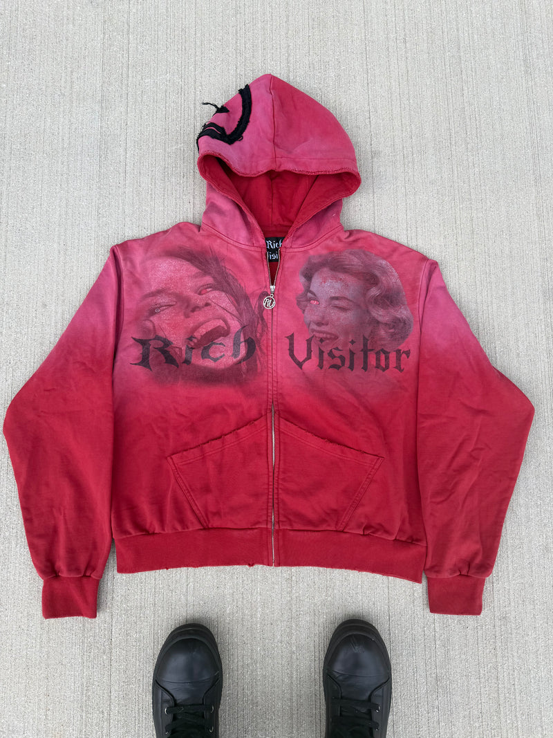 Rich Visitor Faded Memories Jacket Red