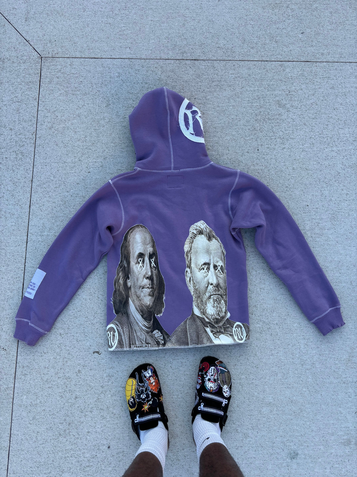 Rich Visitor Purple Cropped Jacket