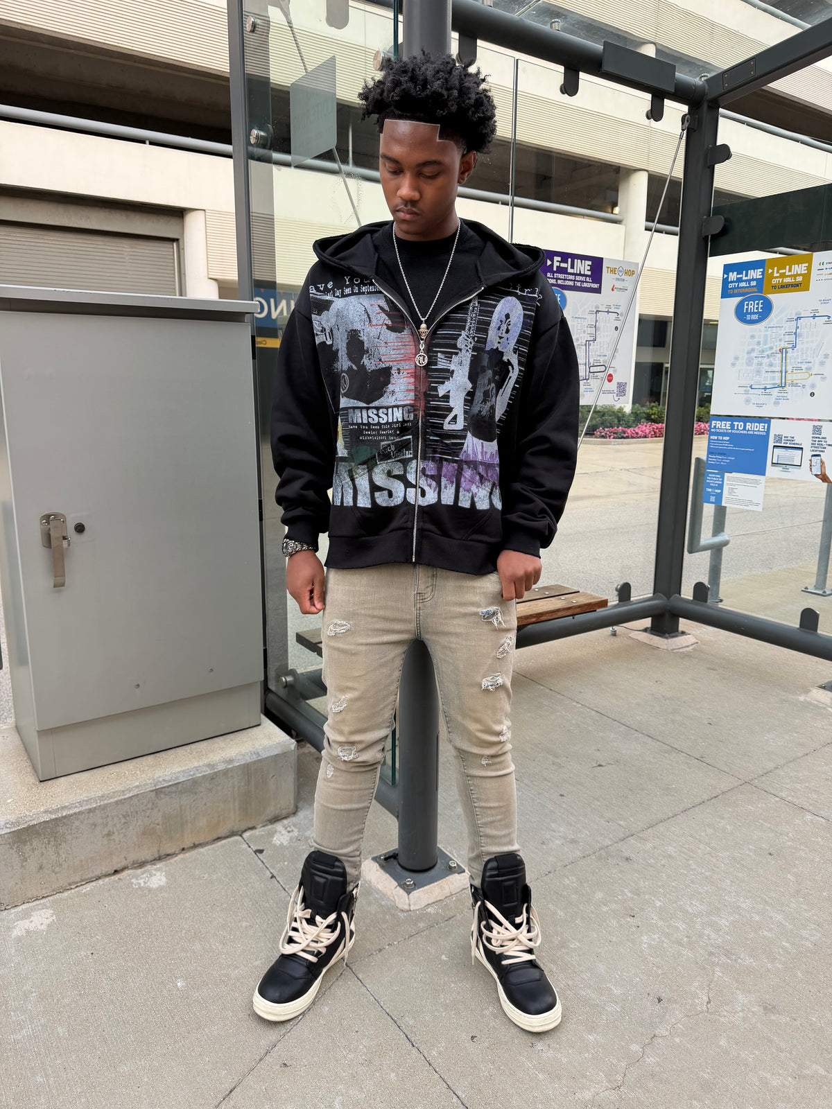 Rich Visitor Black Zero Jacket