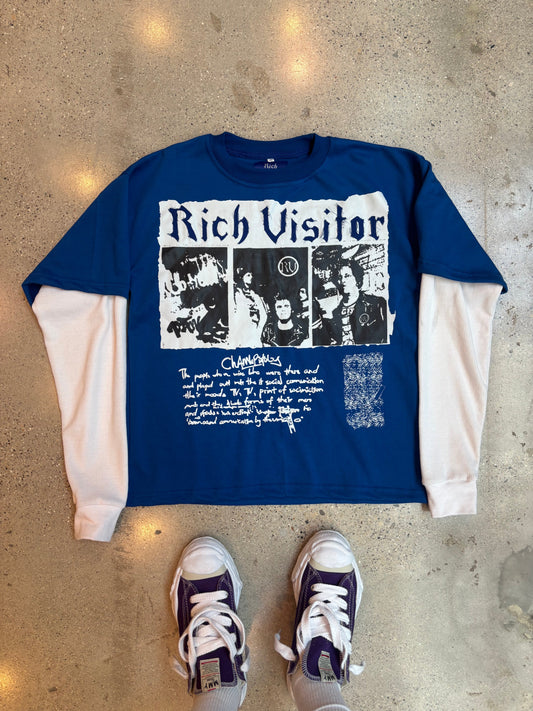 Rich Visitor Blue Urban Alley Tee