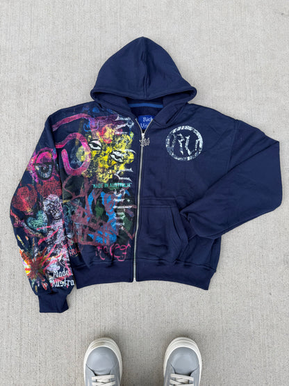 Rich Visitor Navy Blue Australian Jacket