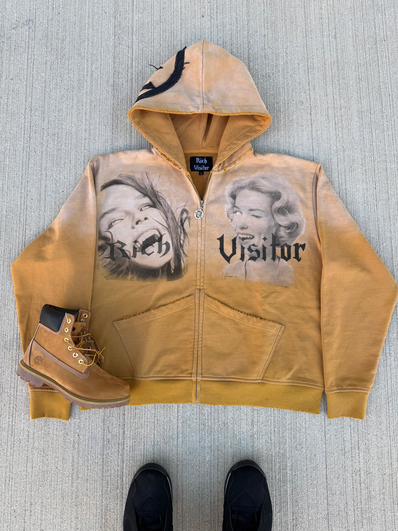 Rich Visitor Faded Memories Jacket Brown