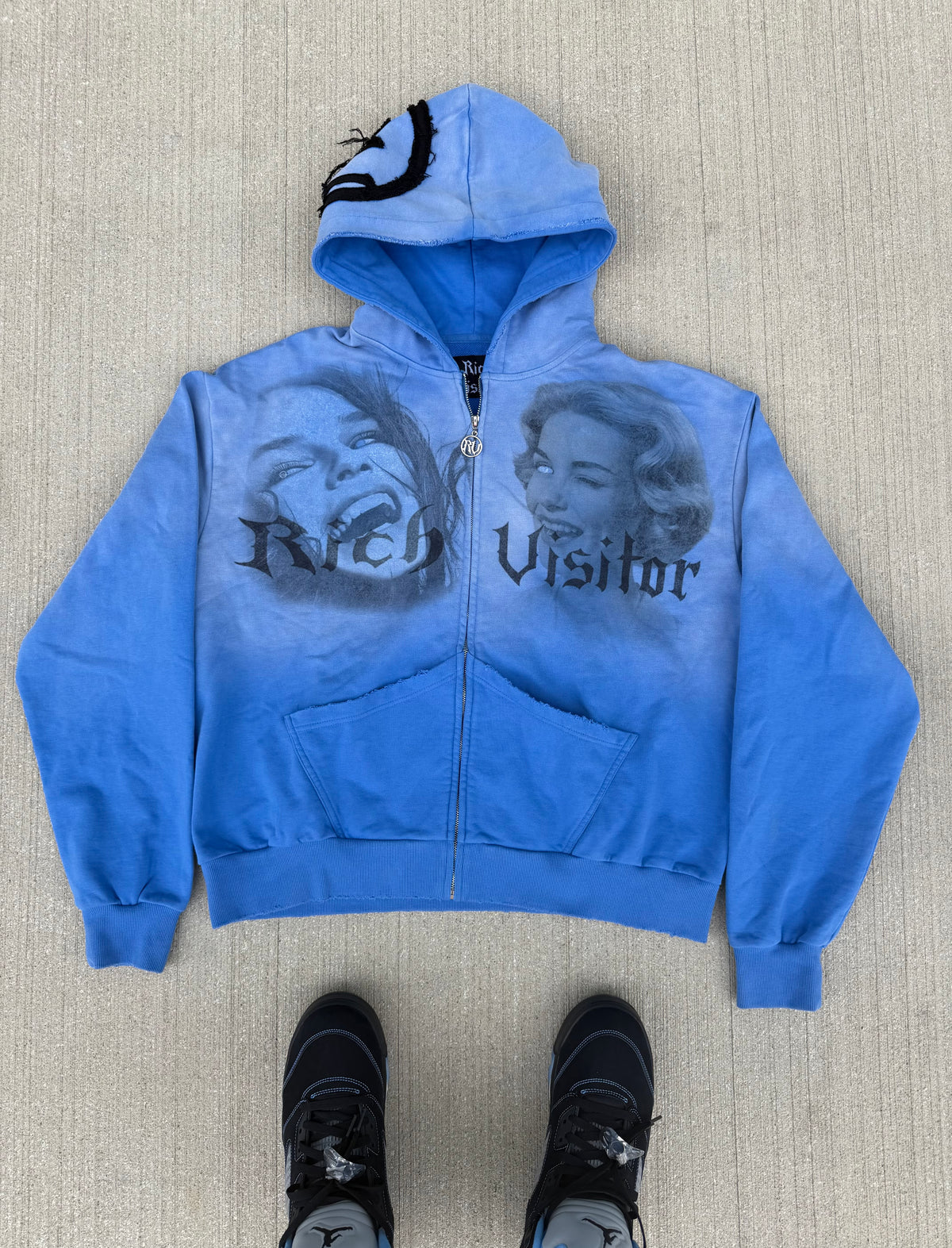 Rich Visitor Faded Memories Jacket Blue
