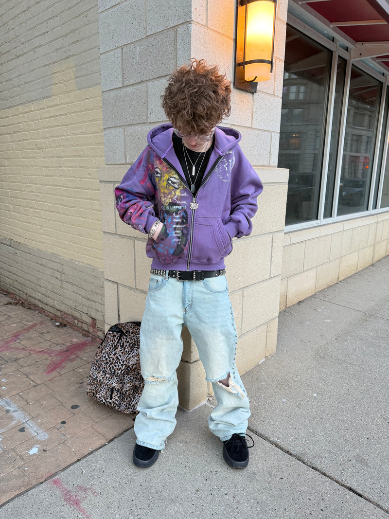 Rich Visitor Lavendar Australian Jacket