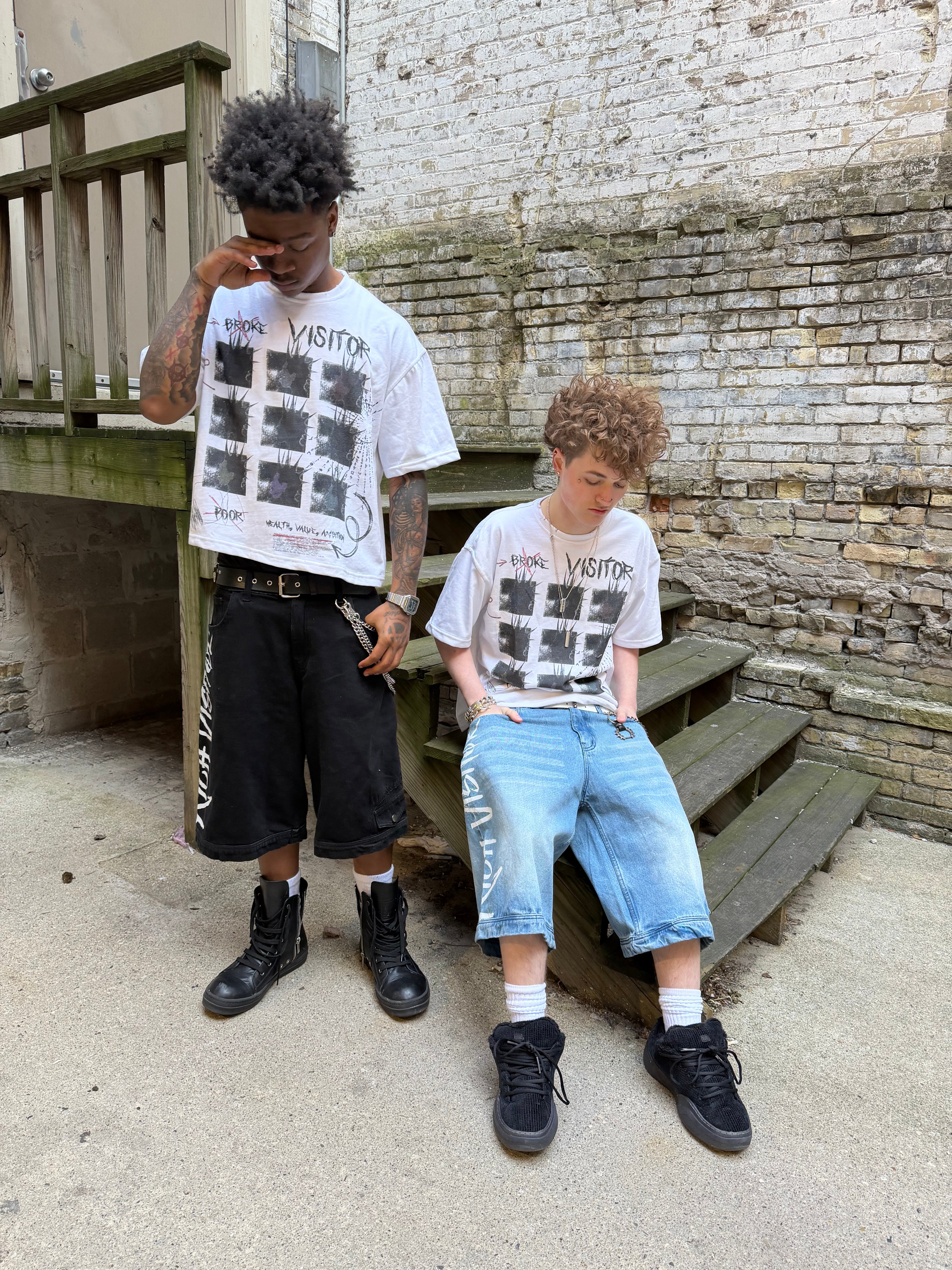 Rich Visitor Blue “Saint Wash Jorts”