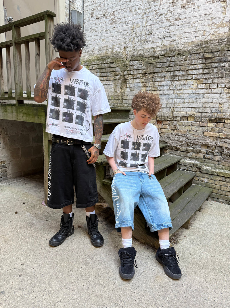 Rich Visitor Blue “Saint Wash Jorts”