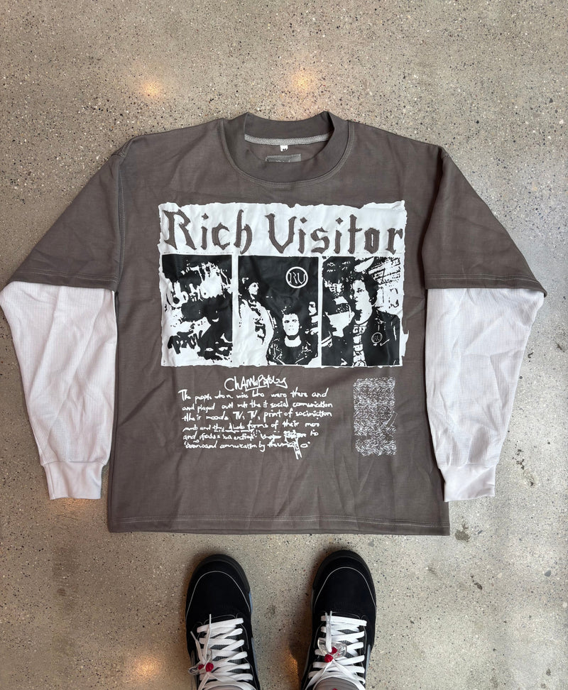 Rich Visitor Grey Urban Alley Tee