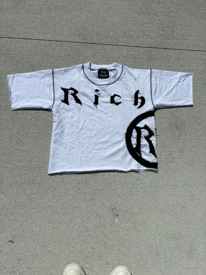 RV Cropped Tee “White”