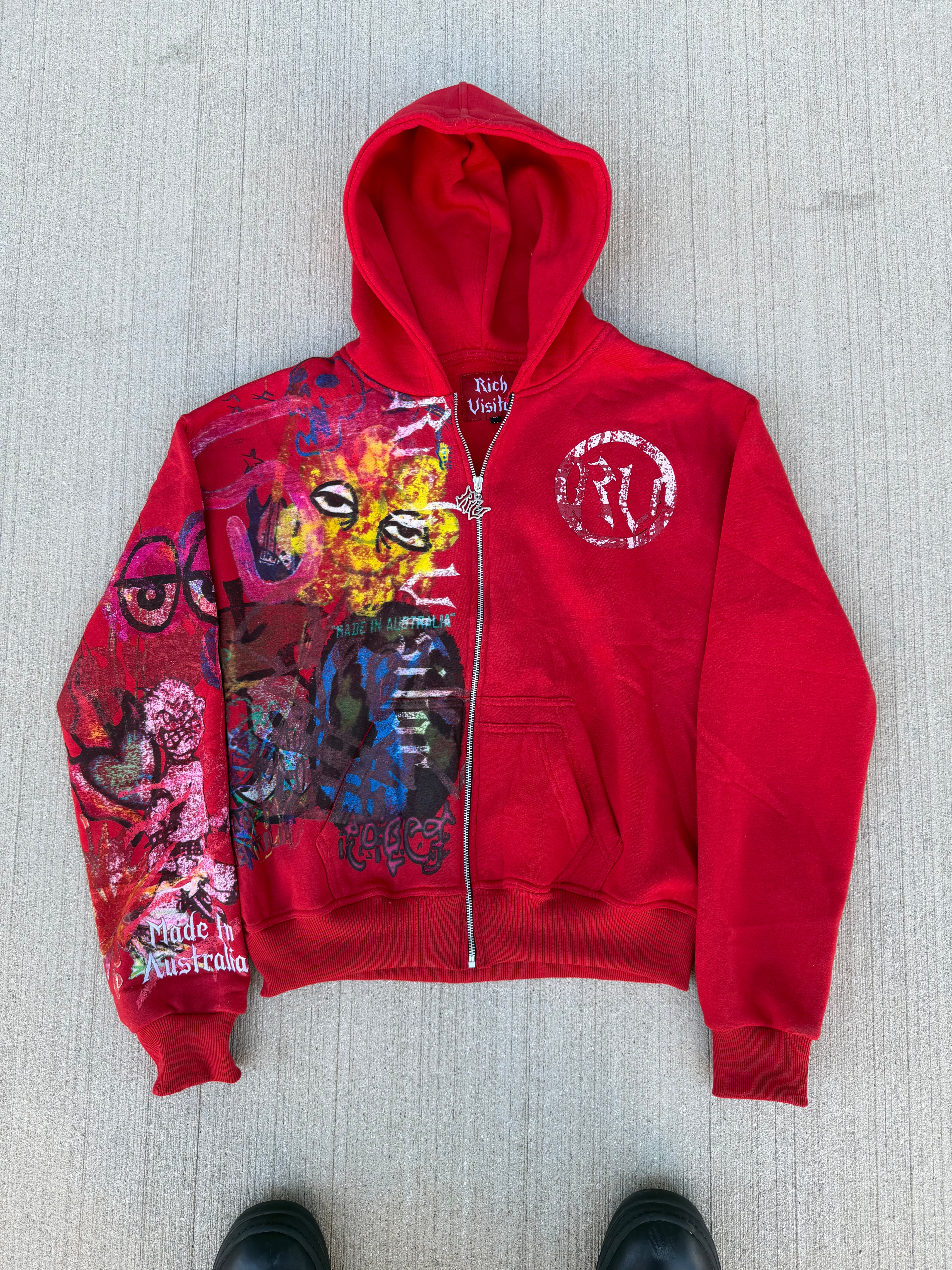 Rich Visitor Red Australian Jacket