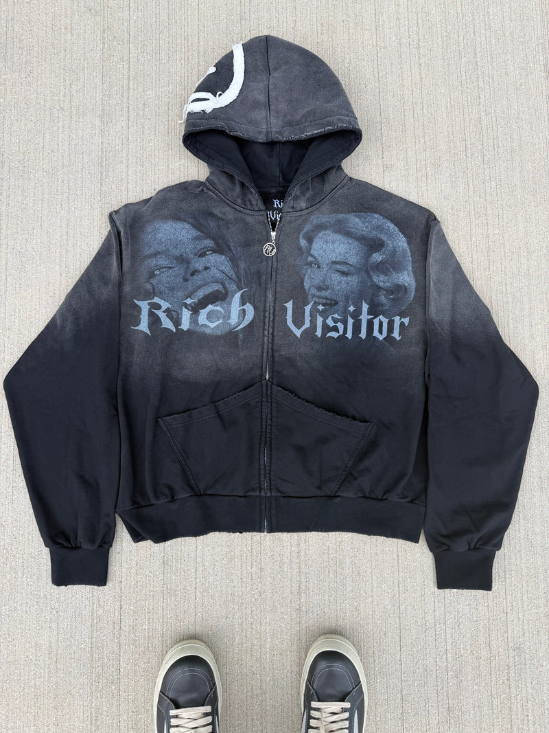 Rich Visitor Faded Memories Jacket Black