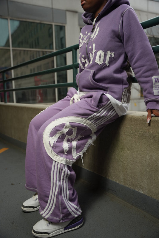 Rich Visitor Purple Sweatpants