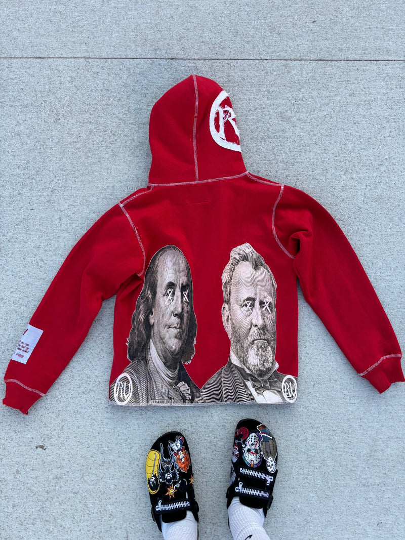 Rich Visitor Red Cropped Jacket