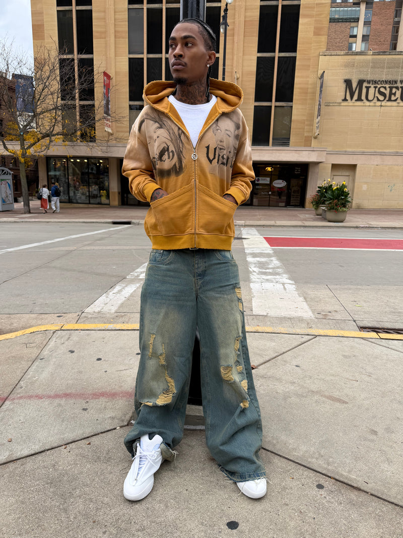 Rich Visitor Faded Memories Jacket Brown