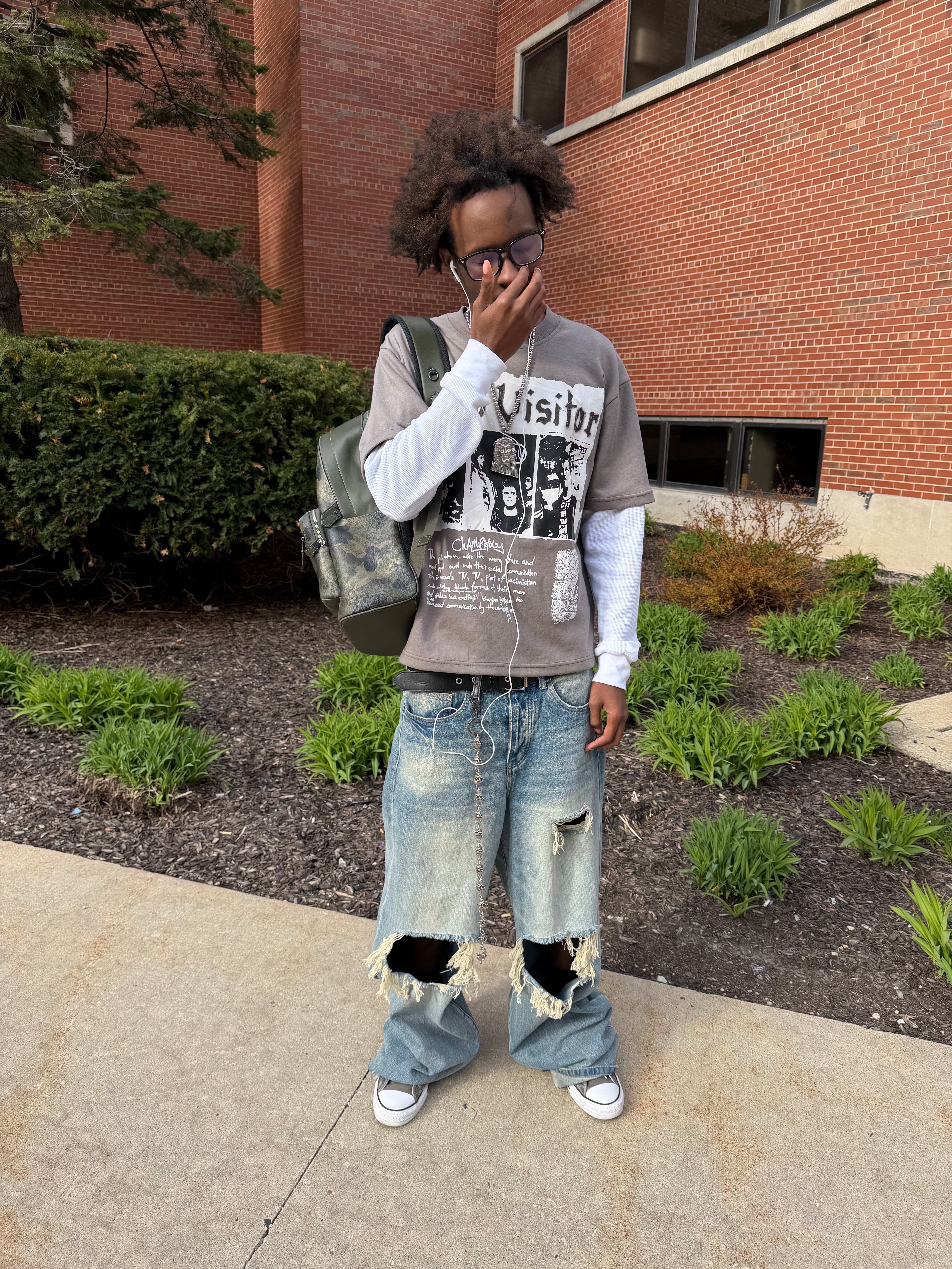 Rich Visitor Grey Urban Alley Tee