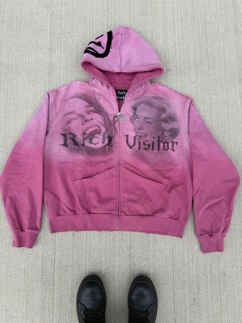 Rich Visitor Faded Memories Jacket Pink