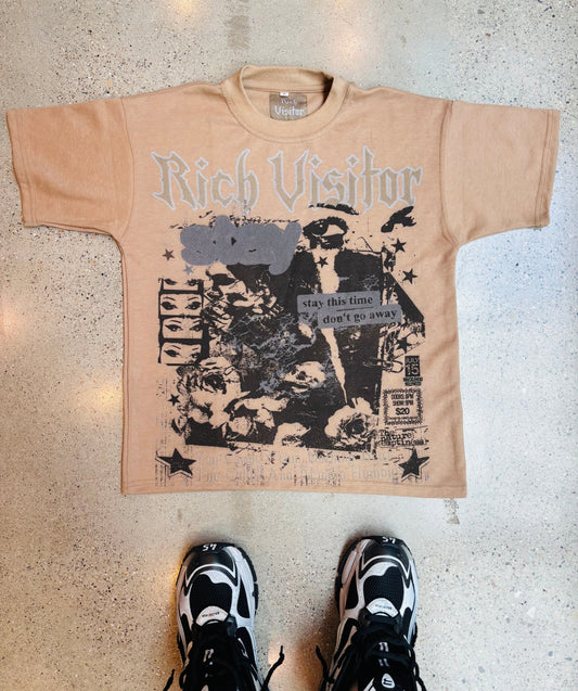 Rich Visitor All Star Tee Tan