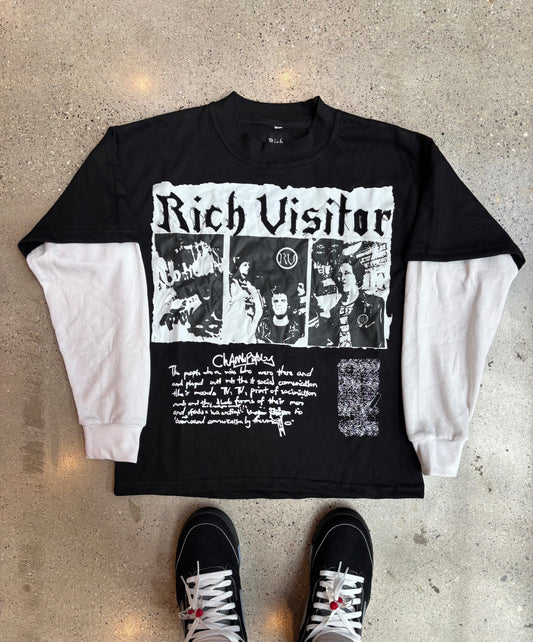 Rich Visitor Black Urban Alley Tee