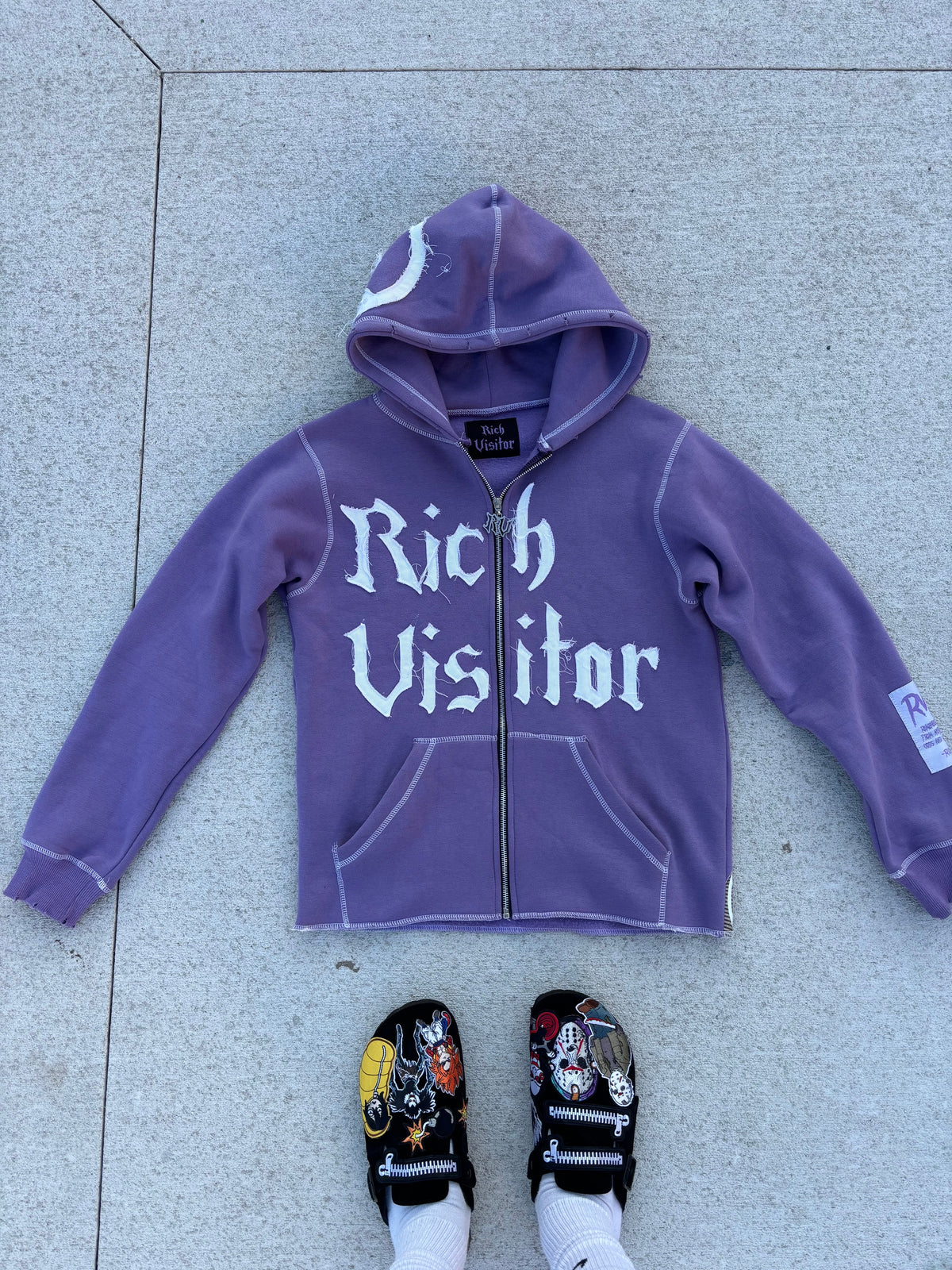 Rich Visitor Purple Cropped Jacket