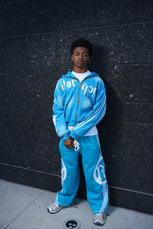 Light Blue Full Jogging Set (Discounted)