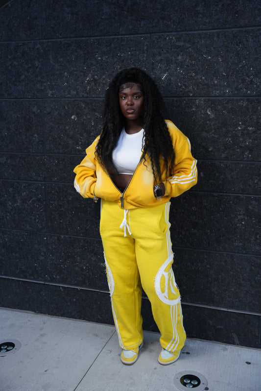 Yellow Full Jogging Set (Discounted)