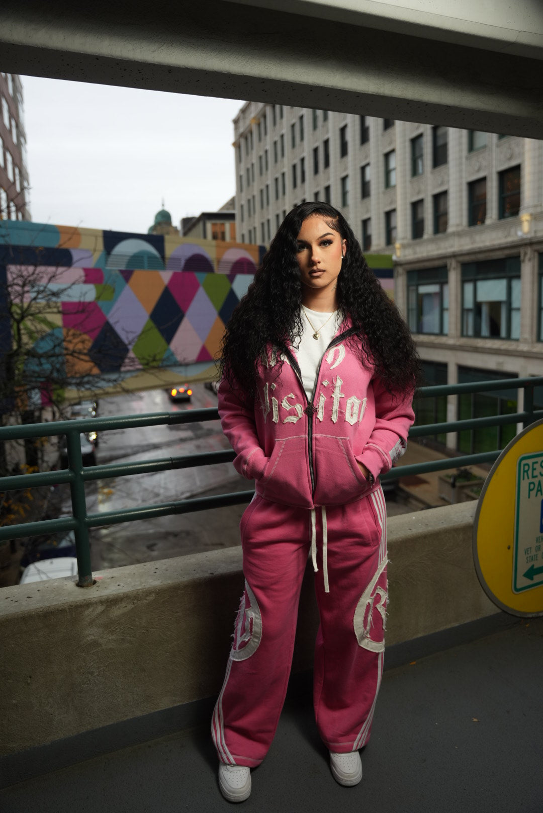 Rich Visitor Pink Sweatpants