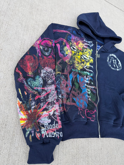 Rich Visitor Navy Blue Australian Jacket